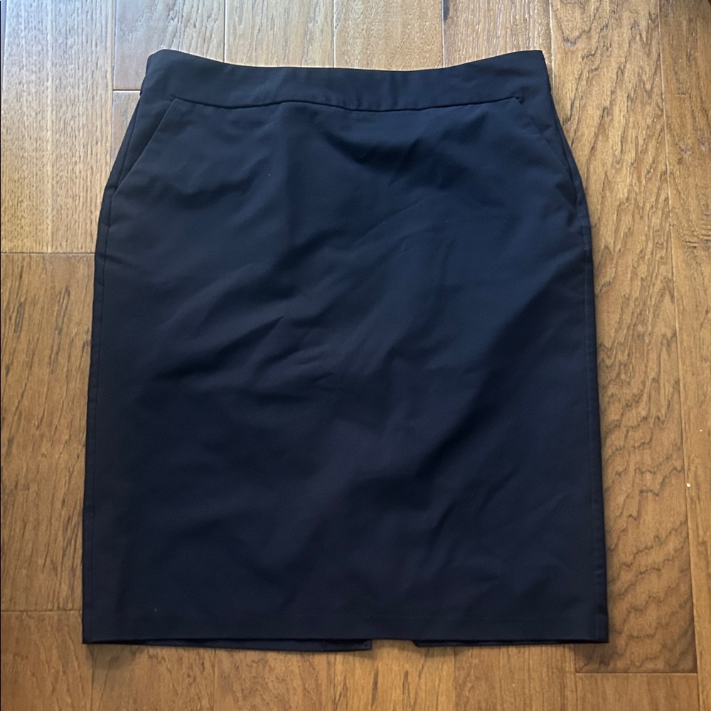Liz Claiborne Classic Navy Midi Skirt